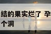 孕妇梦到树上结的果实烂了 孕妇梦到树上结的果实烂了一个洞