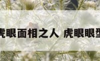 虎眼面相之人 虎眼眼型