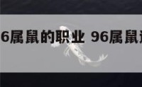 适合1996属鼠的职业 96属鼠适合什么职业