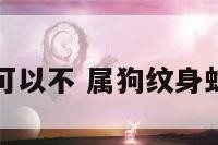 属狗纹身蛇可以不 属狗纹身蛇可以不纹吗