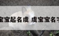 宝宝起名虞 虞宝宝名字