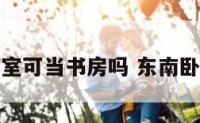 东南卧室可当书房吗 东南卧室风水
