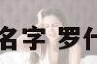 罗涵男孩名字 罗什么涵取名