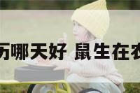 属鼠生在农历哪天好 鼠生在农历几日最好