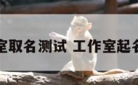 工作室取名测试 工作室起名测试