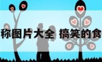 搞笑食品名称图片大全 搞笑的食物名称段子