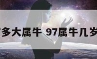 97多大属牛 97属牛几岁了