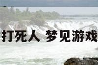 梦见游戏武器打死人 梦见游戏里打到好装备