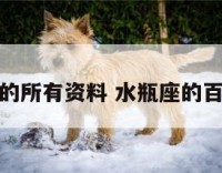 水瓶座的所有资料 水瓶座的百科信息