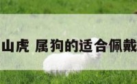 属狗挂下山虎 属狗的适合佩戴上山虎吗