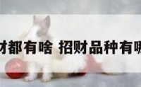 招财都有啥 招财品种有哪些