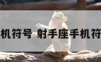 射手座手机符号 射手座手机符号怎么打