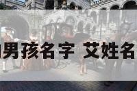 姓艾属猪的男孩名字 艾姓名字好听顺口