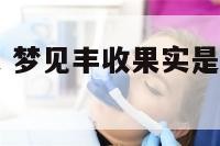 梦见丰收果实 梦见丰收果实是什么意思周公解梦
