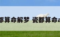 瓷都算命解梦 瓷都算命app