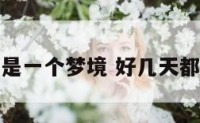 好几天都是一个梦境 好几天都做梦一样