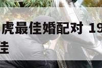 1998年男虎最佳婚配对 1998年男虎的婚配最佳