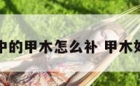 生活中的甲木怎么补 甲木如何补