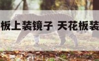 在客厅天花板上装镜子 天花板装镜子用什么破风水