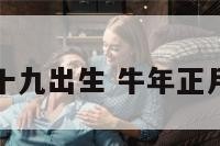 属牛正月十九出生 牛年正月十九出生