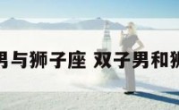 双子男与狮子座 双子男和狮子座