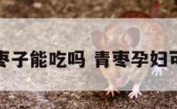 孕妇青枣子能吃吗 青枣孕妇可以吃吗