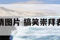 搞笑崇拜表情图片 搞笑崇拜表情图片大全