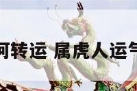 属虎的人如何转运 属虎人运气差怎么转运