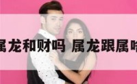 属龙和属龙和财吗 属龙跟属啥的合财