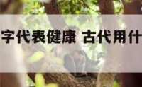 古时候什么字代表健康 古代用什么字表示健康