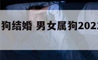 2019属狗结婚 男女属狗2021结婚日子
