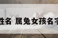 属兔女姓名 属兔女孩名字洋气的