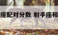 射手和天枰座配对分数 射手座和天秤座配对指数是多少