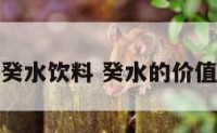 癸水饮料 癸水的价值
